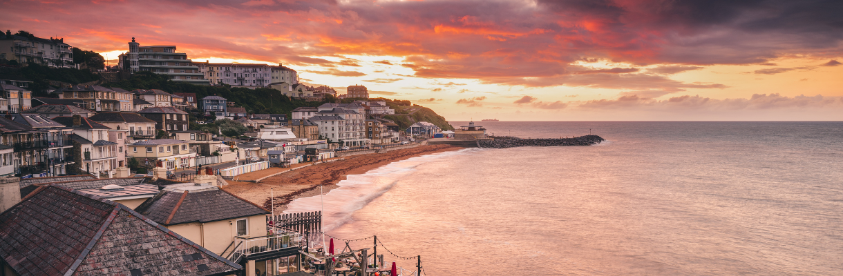 Sunset at Ventnor Beach, Isle of Wight